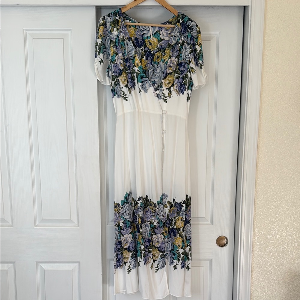 Free People Jamie Floral White Dress - Picture 6 of 9